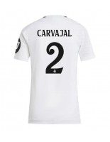 Real Madrid Daniel Carvajal #2 Hjemmedrakt Dame 2024-25 Korte ermer